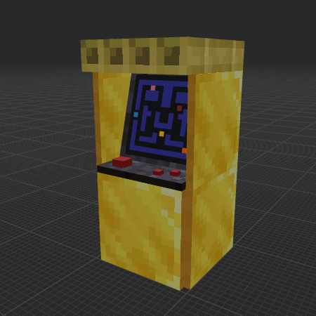 Yellow Arcade Cabinet