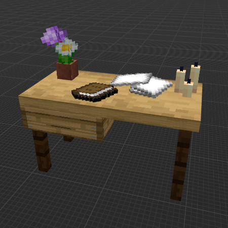 wooden desk