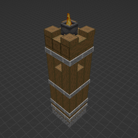 Minecraft Legends Arrow Tower (Journal Model)