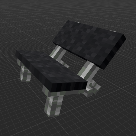 Modern Black Velvet Chair