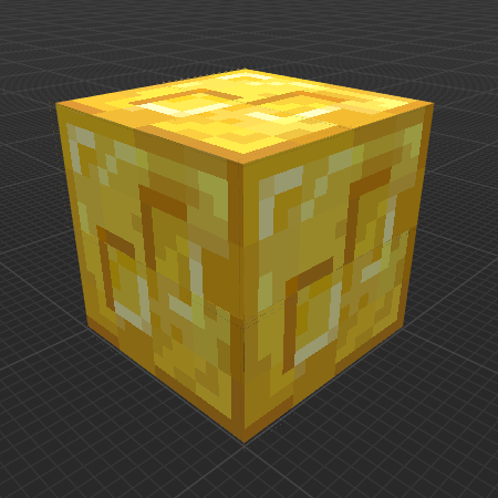Stamped Block of Gold (MC Dungeons)