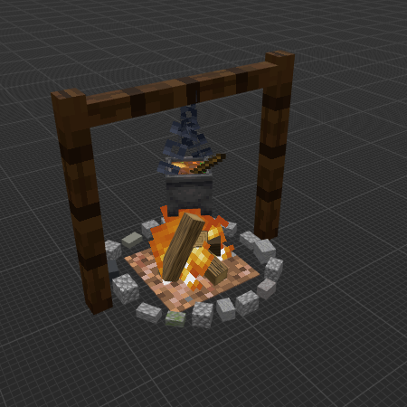 Campfire With A Pot