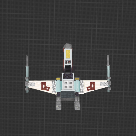 Standing X-wing