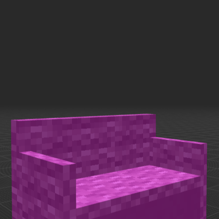 magenta sofa