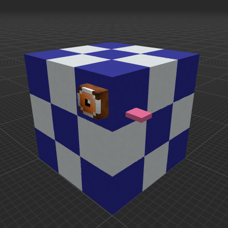 Blue Snake Cube