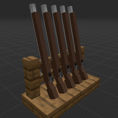 Musket rifle rack