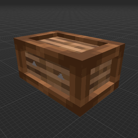 Wooden Crate (2x1x1)