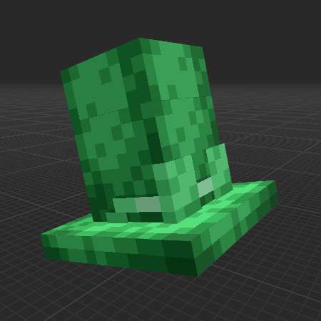 Green Wearable Hat (Read Desc)