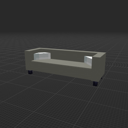 Light Gray Modern Couch