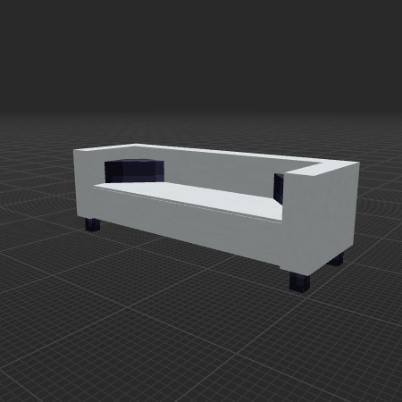 White Modern Couch