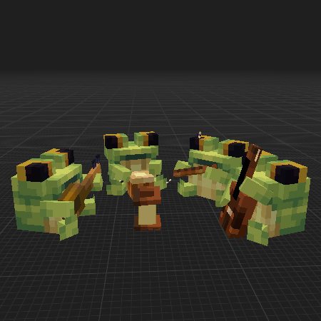 Music Frog + Animation flies