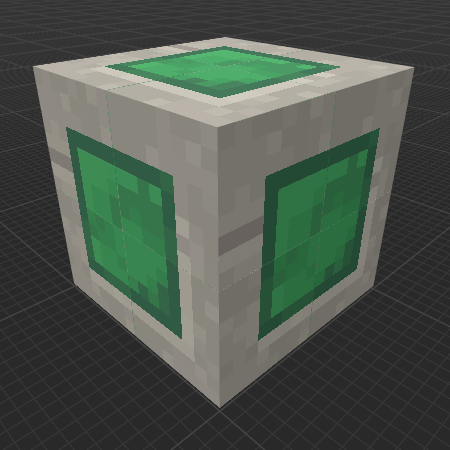 Tower Emerald-Encrusted Smooth Stone (Dungeons)