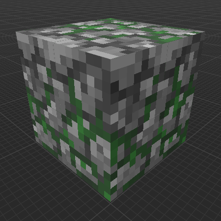 Partially Mossy Cobblestone (Dungeons)