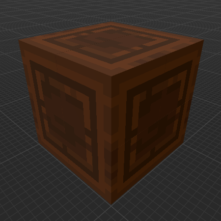 Chiseled Mahogany Wood 5 (Dungeons)