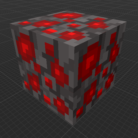 Redstone Ore Chunk (Minecraft Legends)