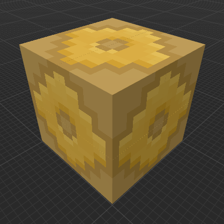 Carved Gold Block 6 (Legends)