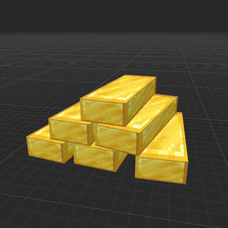 Pile of gold ingots