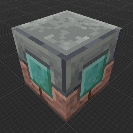 Granite Stone  Prismarine Bricks (Dungeons)