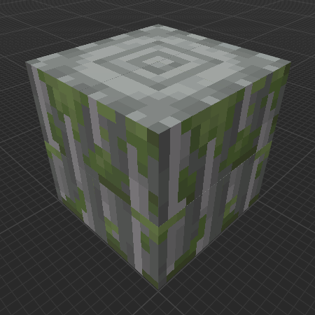 Quartz-Style Mossy Stone Pillar (Dungeons)