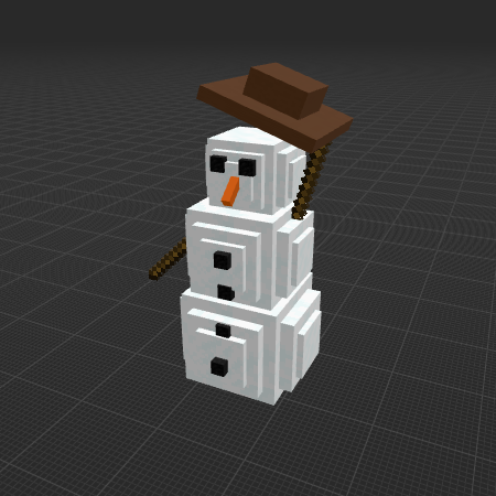 animated snow mann