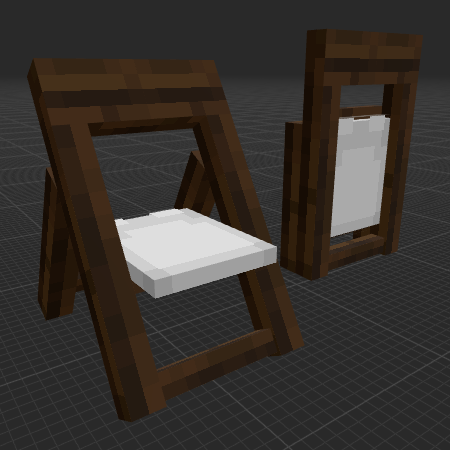 Wooden folding chair