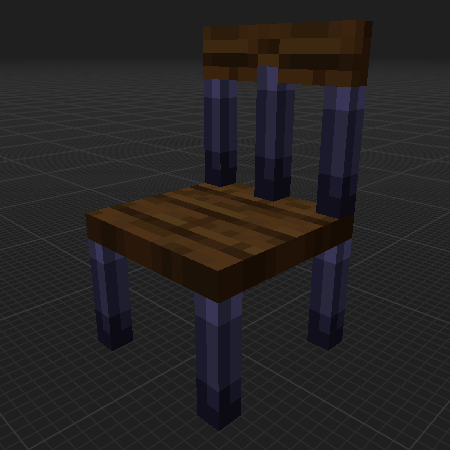 Dark oak chair