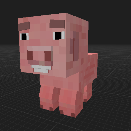 Reuben Smiling Happy Statue Minecraft Story Mode