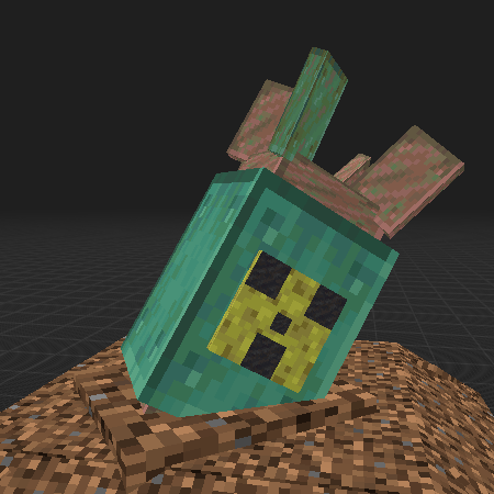 broken nuclear bomb