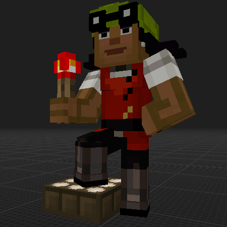 Olivia Statue Minecraft Story Mode ver1