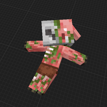 Zombified Piglin corpse variant 3