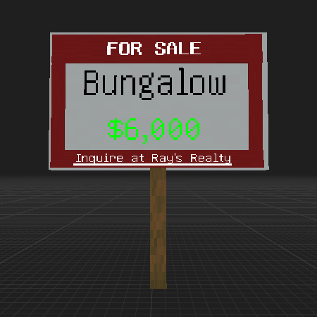 For sale sign