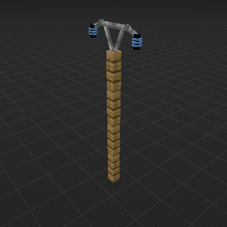 wood power pole