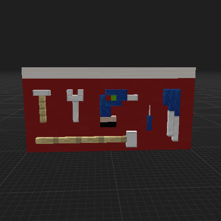 board with tools