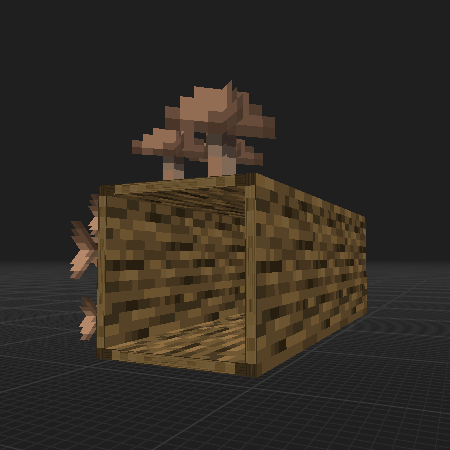 log bench