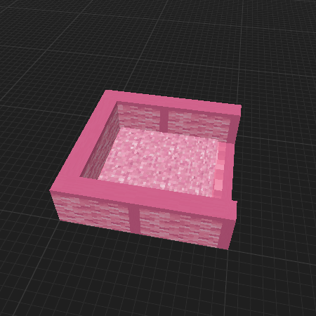 Pink Dog Bed (R)