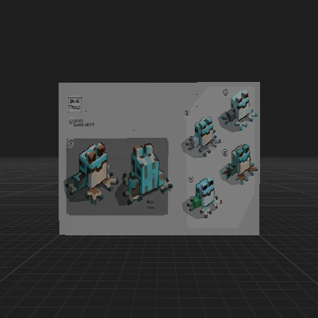 Frog Concept Art Painting