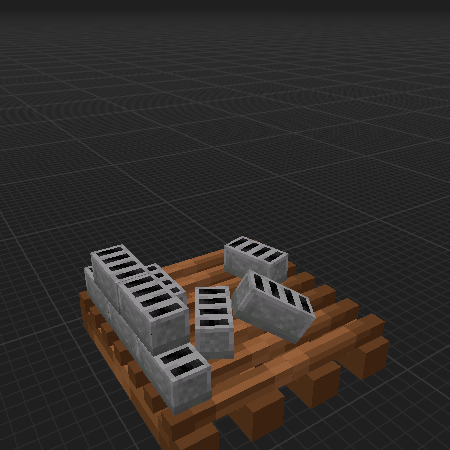 bricks on pallet