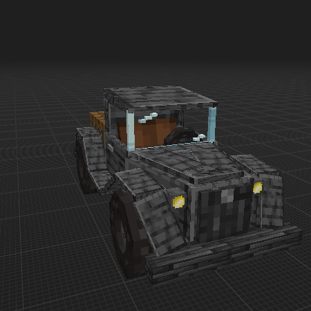 black retro car