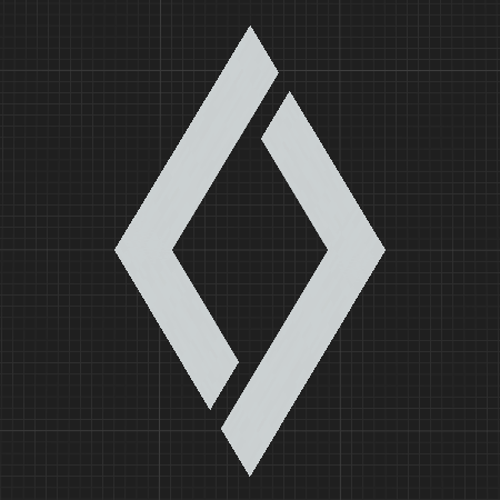 Japanese Small Right Diagonal Cut Diamond