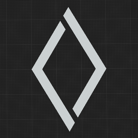 Japanese Thin Left Diagonal Cut Diamond