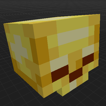 gold skull