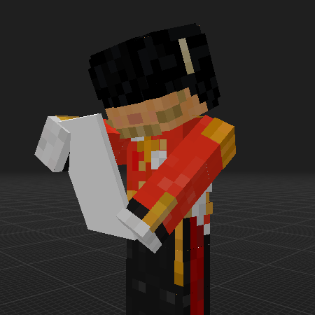 Royal Guard reading something [Animated]
