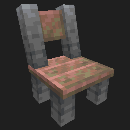 Working Copper Chair | Рабочий Медный Стул (Exposed | Потемневший)