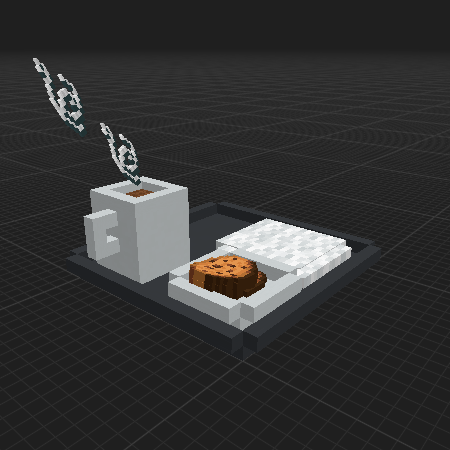 the tray