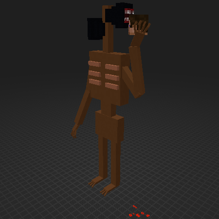 siren head is eating