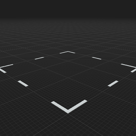 White 3×3 Floor Line