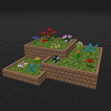 3 layer flowerbed