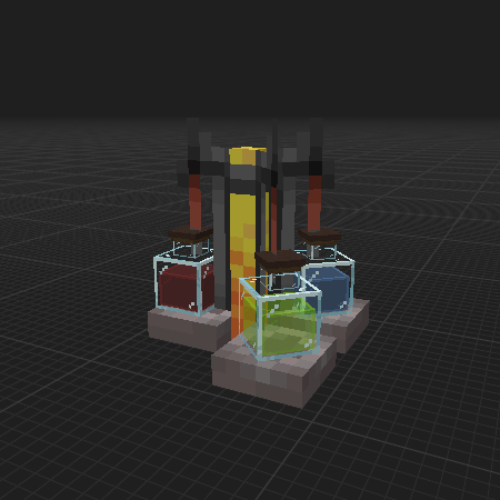 Brewing Stand with 3D Potions