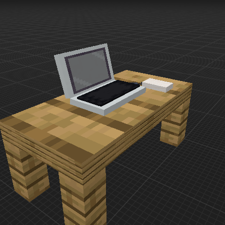 table and notebook