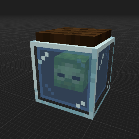 Zombie head in jar